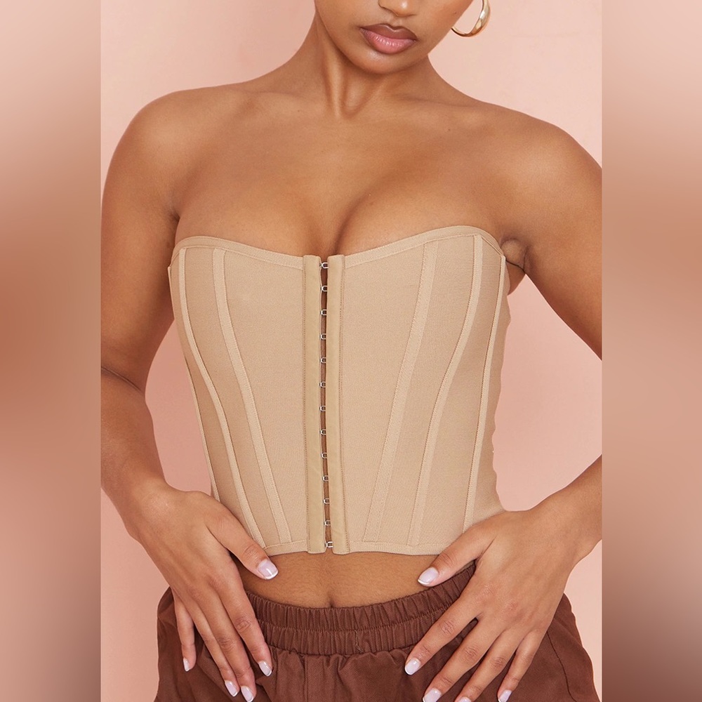 Pretty little thing nude corset